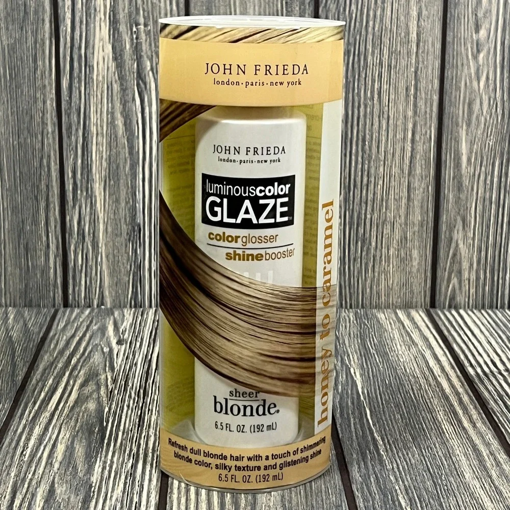 John Frieda Hair Glaze 6.5oz Honey to Caramel Luminous Color Shine